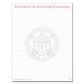 USC Trojans White Seal Large Notepad